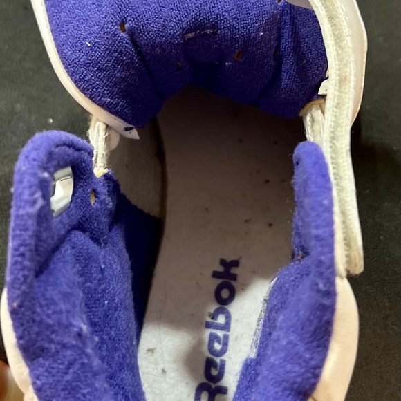 RARE Reebok Classic Ex-O-Fit High Yellow/Purple/White Mens Size 8 (unisex) - Picture 7 of 11